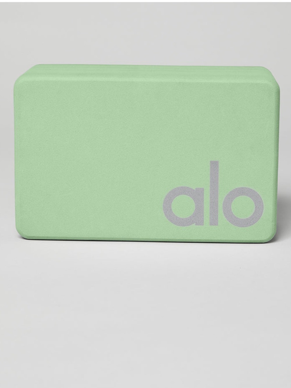 ALO Yoga Uplifting Yoga Block - Honeydew/Silver SoldOut Color New
